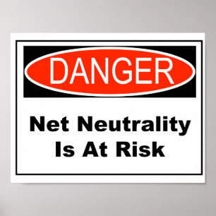 Net Neutrality Is At Risk Poster
