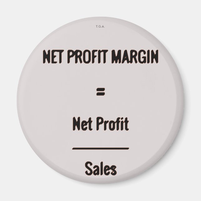 "Net Profit Margin" Magnet (Front)