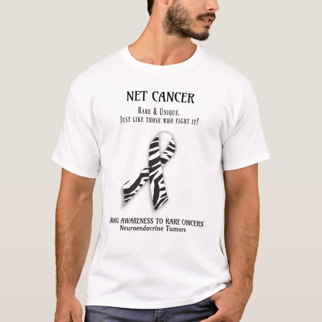 NET Rare Cancer Neuroendocrine tumour shirt (Front)