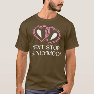 Net Stop Honeymoon Wedding Party Husband And Wife  T-Shirt