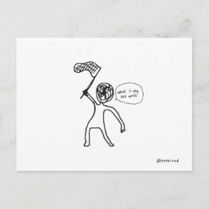 net worth postcard