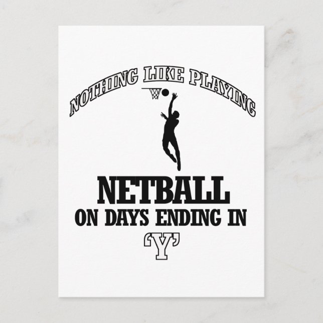 NETBALL designs Postcard (Front)