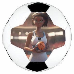 Netball Girl, Soccer Ball