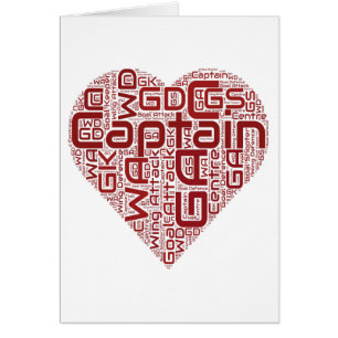 Netball Positions Heart Design