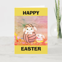 Netball Themed Happy Easter