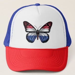 Netherland butterfly monarch flag trucker hat