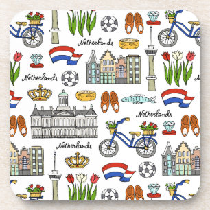 Netherland Doodle Pattern Coaster