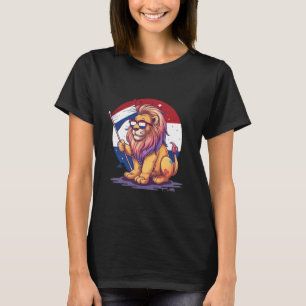 Netherland Dutch Flag Lion Nederland Dutch Pride D T-Shirt