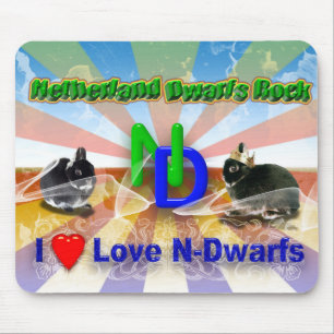 Netherland Dwarf Bunny Mouse Pad