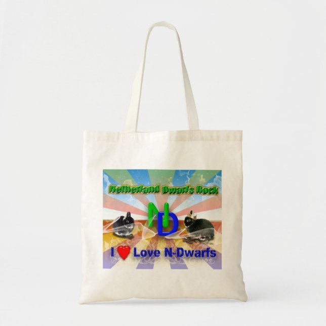Netherland Dwarf Bunny Tote Bag (Front)