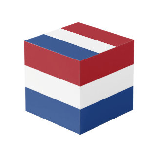 Netherland flag cube