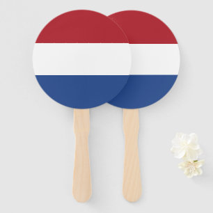 Netherland flag hand fan