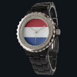 Netherland flag watch<br><div class="desc">An ideal gift for all those who are patriotic of their country!</div>