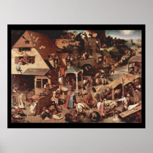 Netherland Proverbs - 1559 Poster