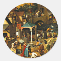 Netherlandish Proverbs, by Pieter Bruegel,