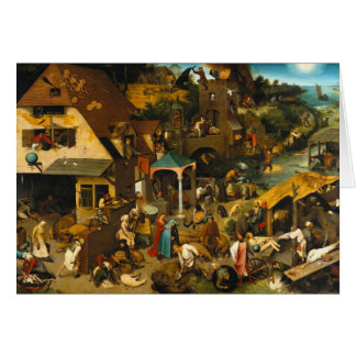 Netherlandish Proverbs by Pieter Bruegel the Elder