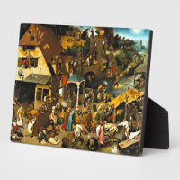 Netherlandish Proverbs, Pieter Bruegel painting