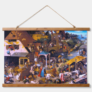 Netherlandish Proverbs, Pieter Bruegel the Elder Hanging Tapestry
