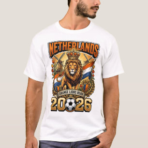 Netherlands 2026 Personalised Football Fan T-Shirt
