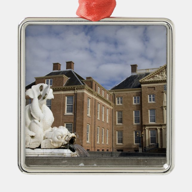 Netherlands (aka Holland), Apeldoorn near 2 Metal Tree Decoration (Front)