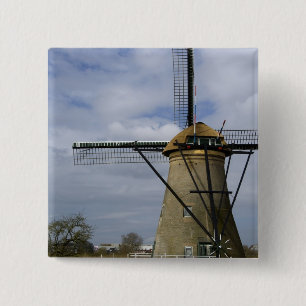 Netherlands (aka Holland), Kinderdijk. 19 15 Cm Square Badge
