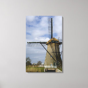 Netherlands (aka Holland), Kinderdijk. 19 Canvas Print