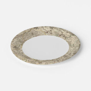 Netherlands and Belgium 3 Paper Plate