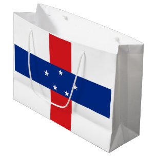 Netherlands Antilles Flag Large Gift Bag