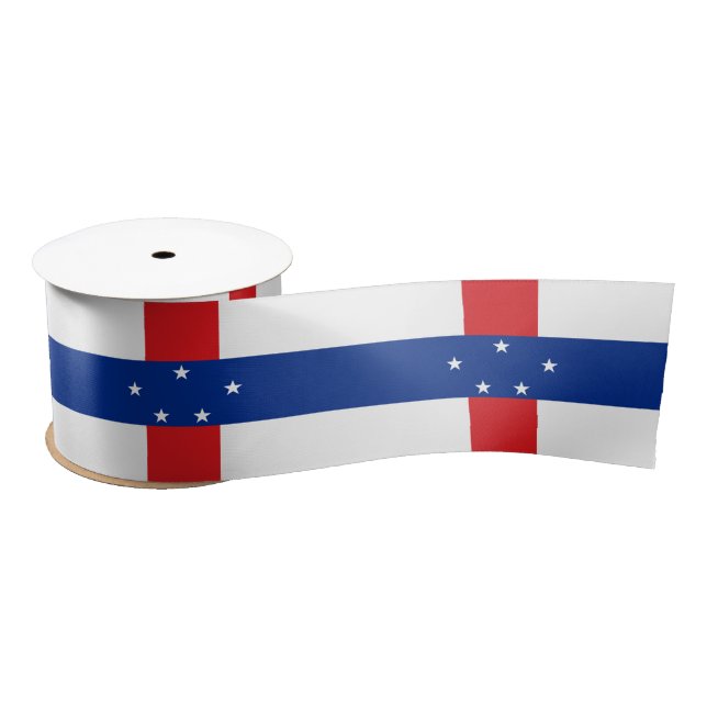 Netherlands Antilles Flag Satin Ribbon (Spool)