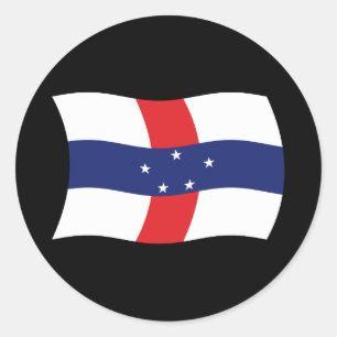 Netherlands Antilles Flag Sticker