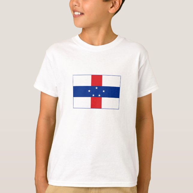 Netherlands Antilles Flag T-Shirt (Front)