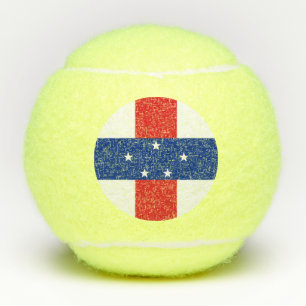 Netherlands Antilles Flag Tennis Balls