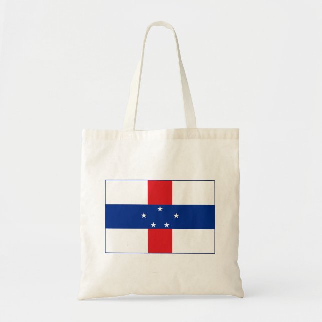 Netherlands Antilles Flag Tote Bag (Front)