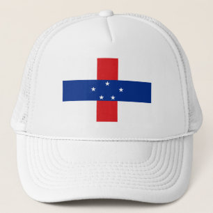 Netherlands Antilles Flag Trucker Hat