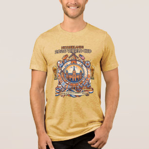 Netherlands At The 2026 World Cup T-Shirt Tri-Blend Shirt