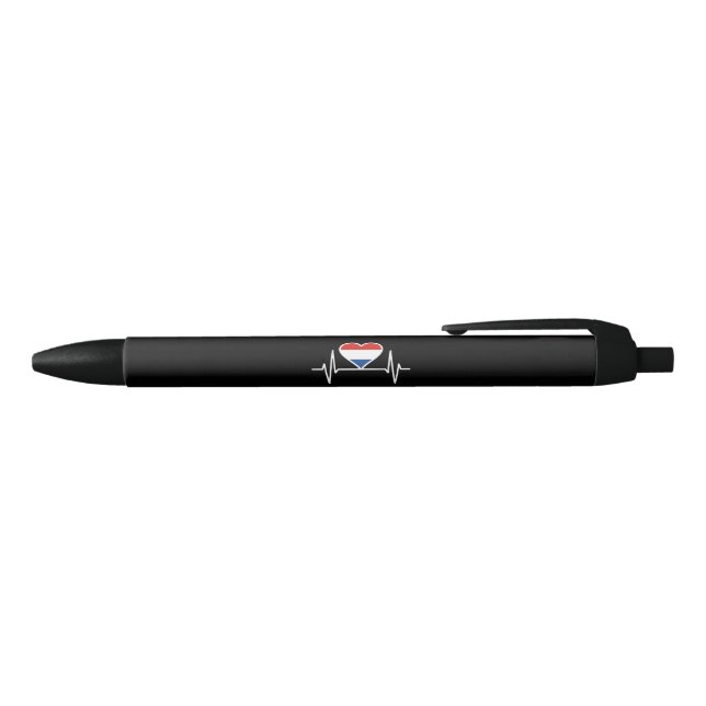 Netherlands Black Ink Pen (Top)