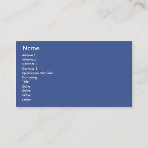 Netherlands - Business Card