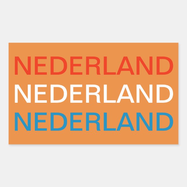 Netherlands coffee sticker (Front)