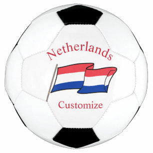 Netherlands Country Flag Thunder_Cove Soccer Ball