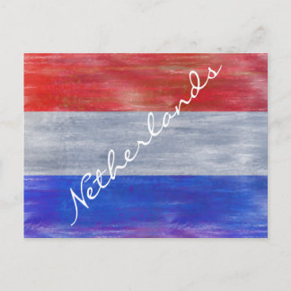 Netherlands distressed Dutch flag - Holland Postcard