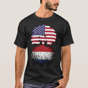 Netherlands Dutch American USA United States T-Shirt