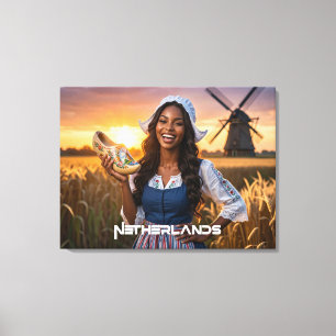 NETHERLANDS - DUTCH CANVAS PRINT
