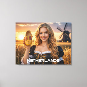 NETHERLANDS - DUTCH CANVAS PRINT