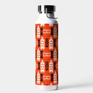 Netherlands Dutch Folk Art Print Water Bottle