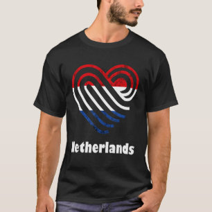 Netherlands Dutch Pride Nederland Flag Dutch Flag T-Shirt