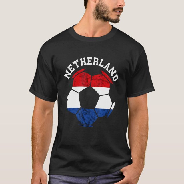 Netherlands Dutch Soccer Holland Nederland Dutch P T-Shirt (Front)