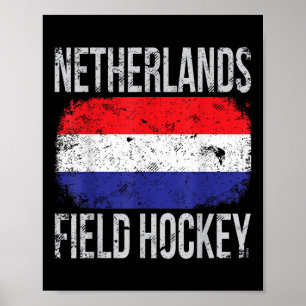 Netherlands Field Hockey Poster