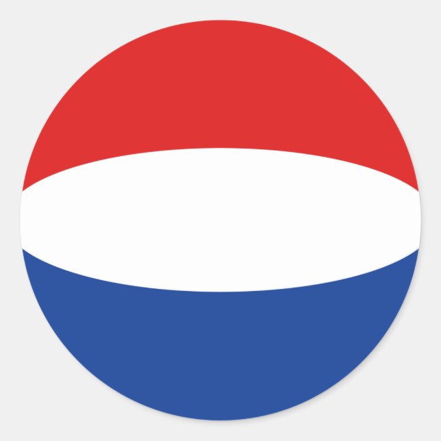 Netherlands Fisheye Flag Sticker (Front)