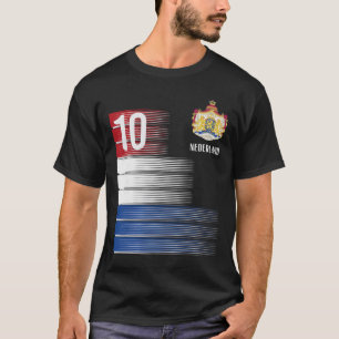 Netherlands Flag 10 Dutch Orange Soccer Men Women T-Shirt