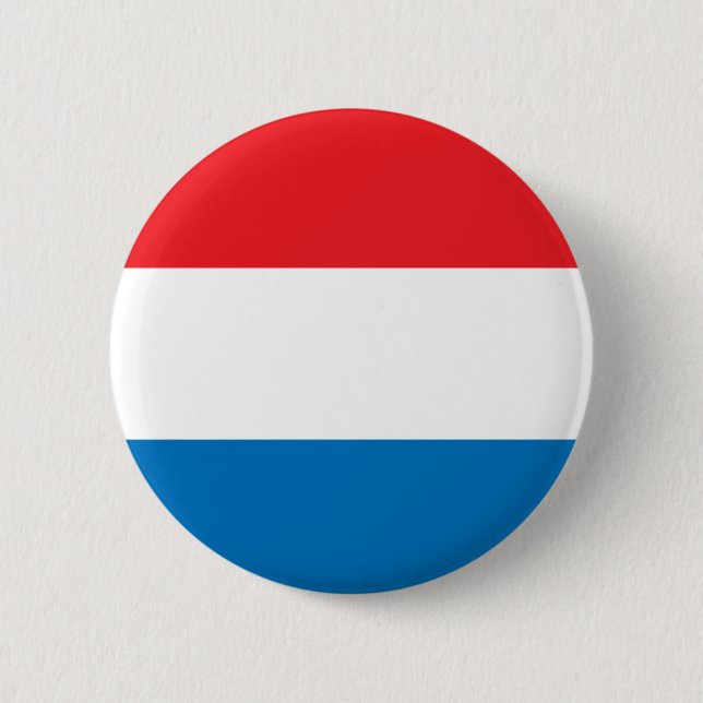 Netherlands Flag 6 Cm Round Badge (Front)